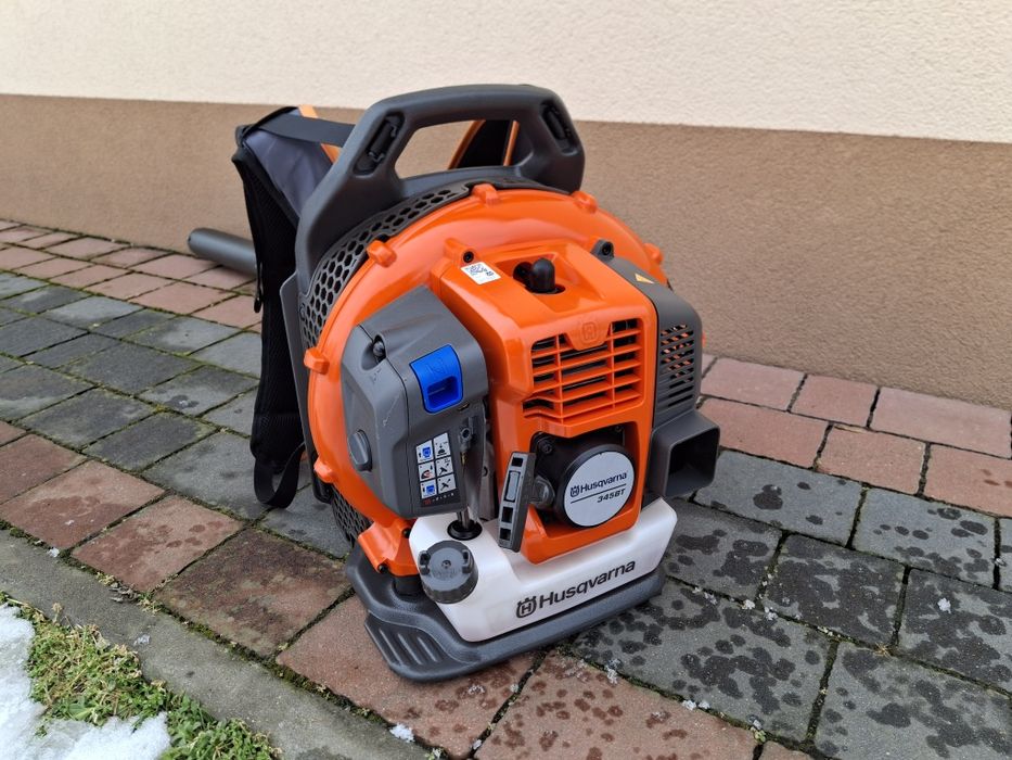 Dmuchawa spalinowa plecakowa do liści I śniegu Husqvarna  345 BT nowa