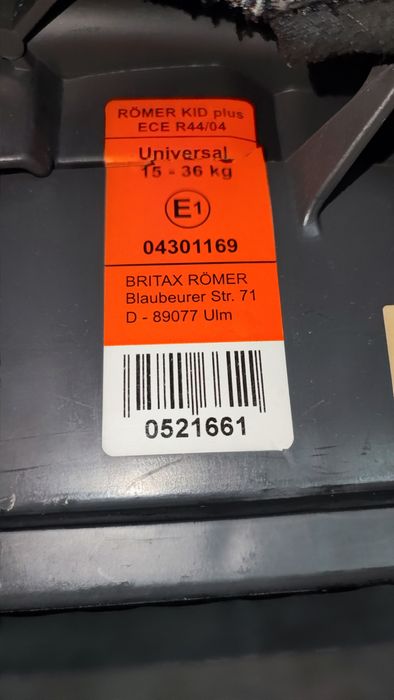 Cadeira auto Britax Römer