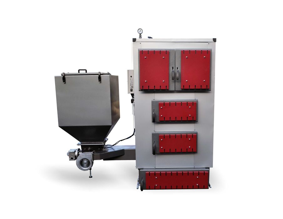 Kocioł Piec z podajnikiem na ekogroszek 100kW do 1400mkw PRODUCENT