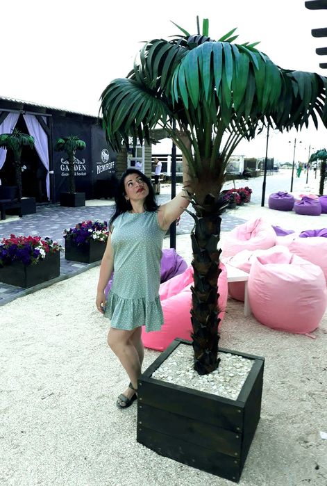 Сарафан, в мятному кольорі.