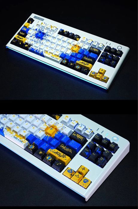 Кейкапи Titan Nation Graffiti (Peace Love) PBT Cherry Profile 151 шт