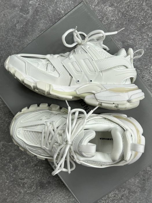 Balenciaga Track 2.0 full white кросівки кроссовки фулл білі траки баленсіага 44 43 42 41