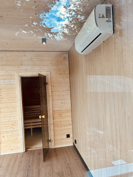 Na sprzedaż nowoczesny domek saunowy 6m x 3m