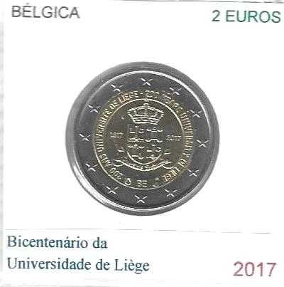 Bélgica - - - - - Moedas Comemorativas de 2 Euros
