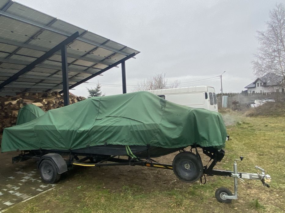 Łodka wędkarska aluminiowa yamaha 25km