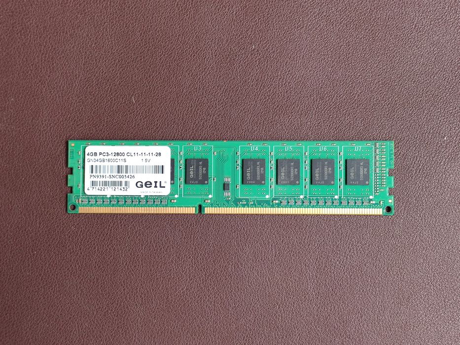 Оперативна Пам'ять ОЗУ Geil DDR3 4GB 1600 MHz GN34GB1600C11S