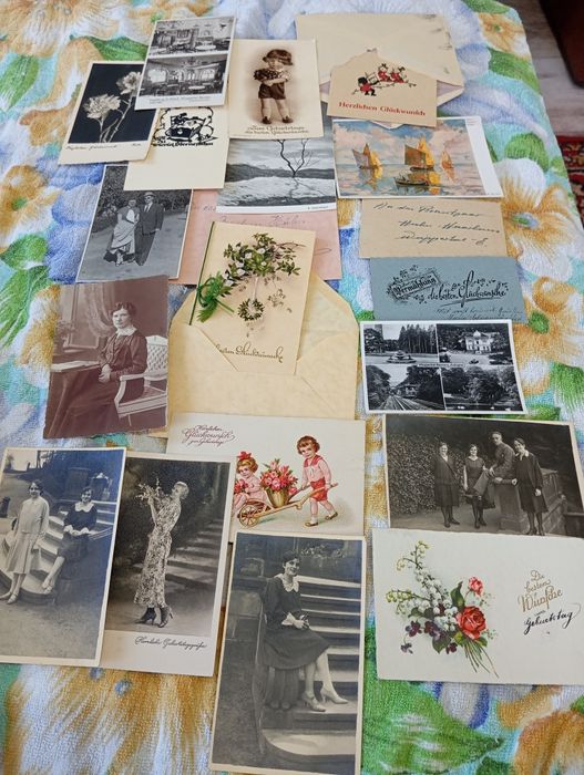 Німецькі 30-50рр листи, конверти ,листівки не воєнні