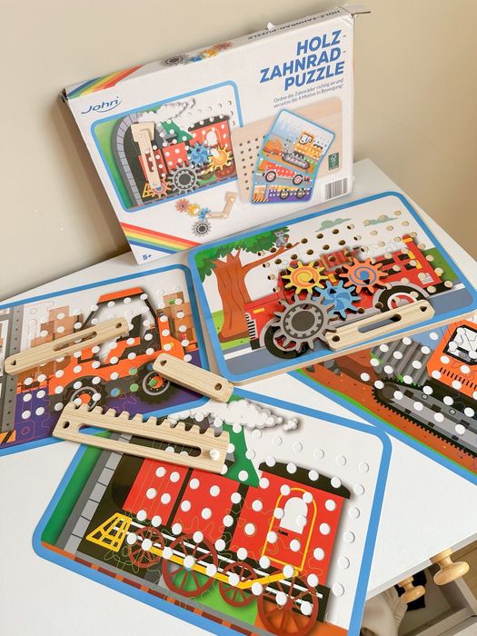 Дерев'яна іграшка головоломка дерево пазл