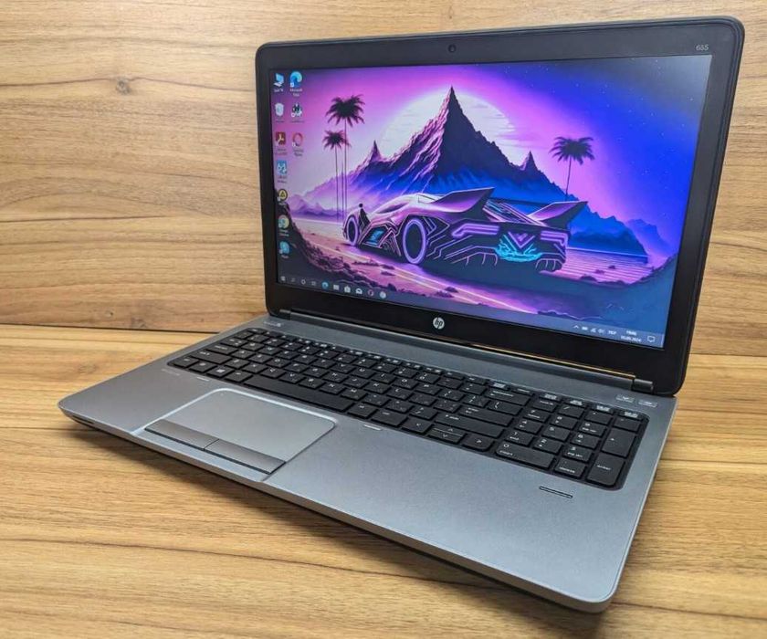 Ноутбук HP ProBook 455 G1  ідеал / AMD A6-5350M - 3.5 GHz / Ram 8 GB / SSD 120 GB / Windows 11 / батарея нова 5 годин