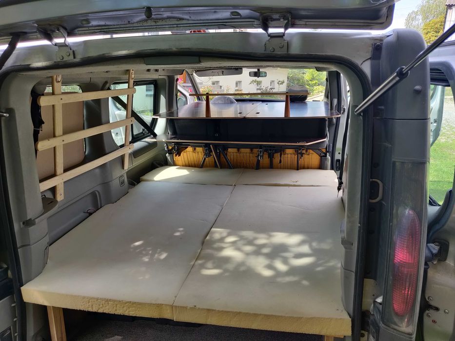 Zabudowa Kamper Box do Opel Vivaro / Trafic | Łóżko + Materace | Gotow