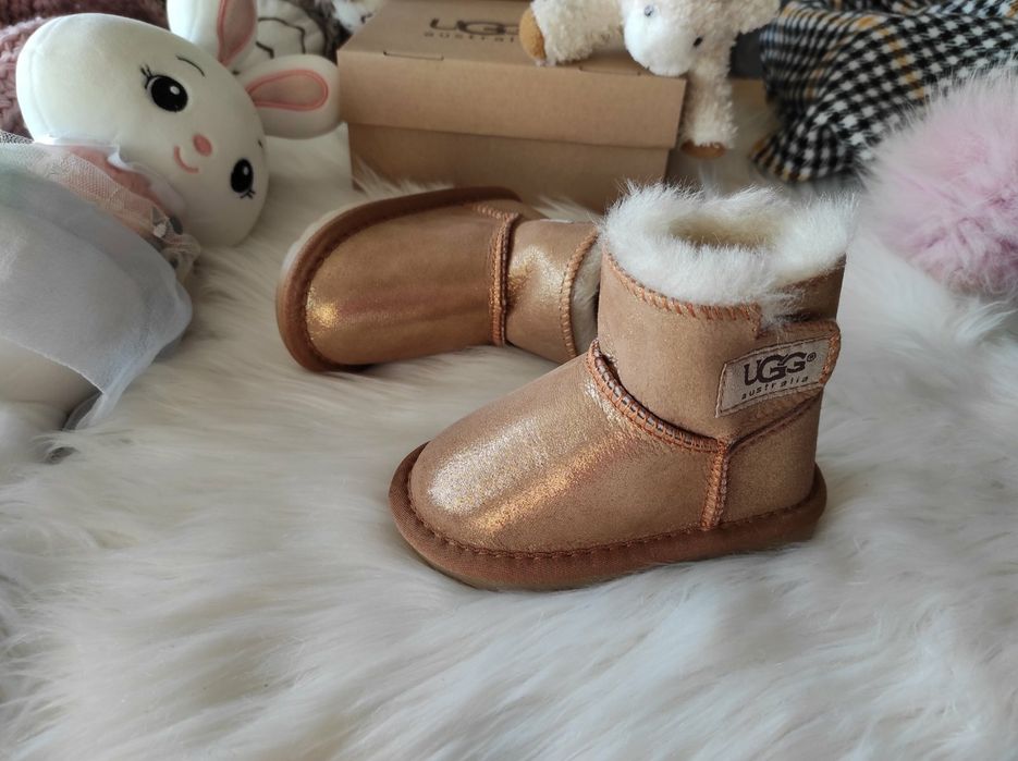 Дитячі теплі натуральна овчина уггі UGG Australia черевики 19-30р