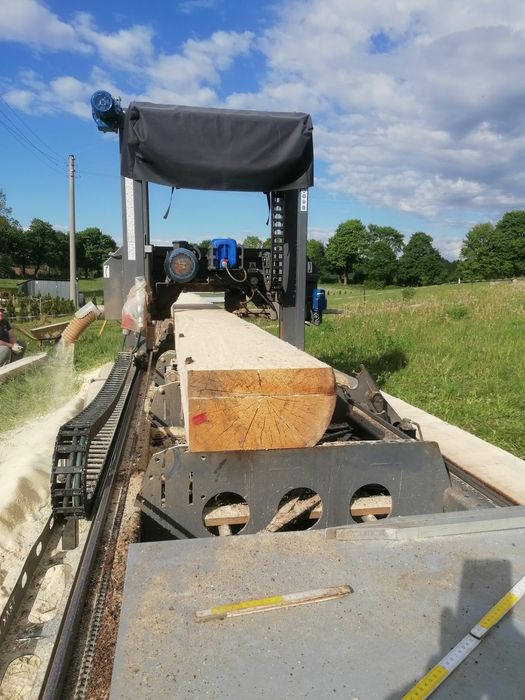 Trak mobilny Tartak przecieranie drewna