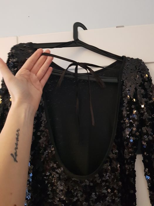 Sukienka cekinowa cekiny święta Sylwester