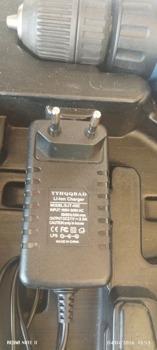 Aparafusadora ROBUSE 18V Cordless Drill convertida para Lítio