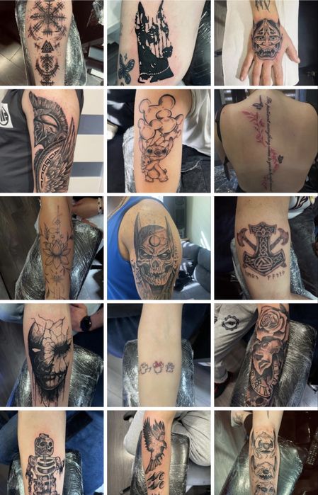 Tatuaż, od 100 do 600zł