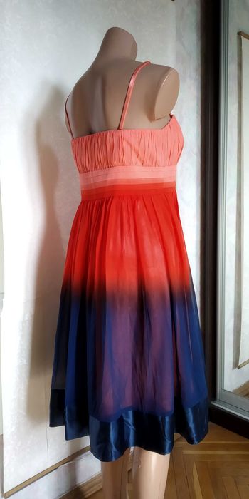 Сарафан платье NEW LOOK градиент  12 шелк 100% новое