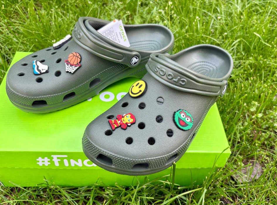 Крокси темно-зелені, хакі, Crocs Classic Army Green 38, 39, 40, 42, 43, 44розмір