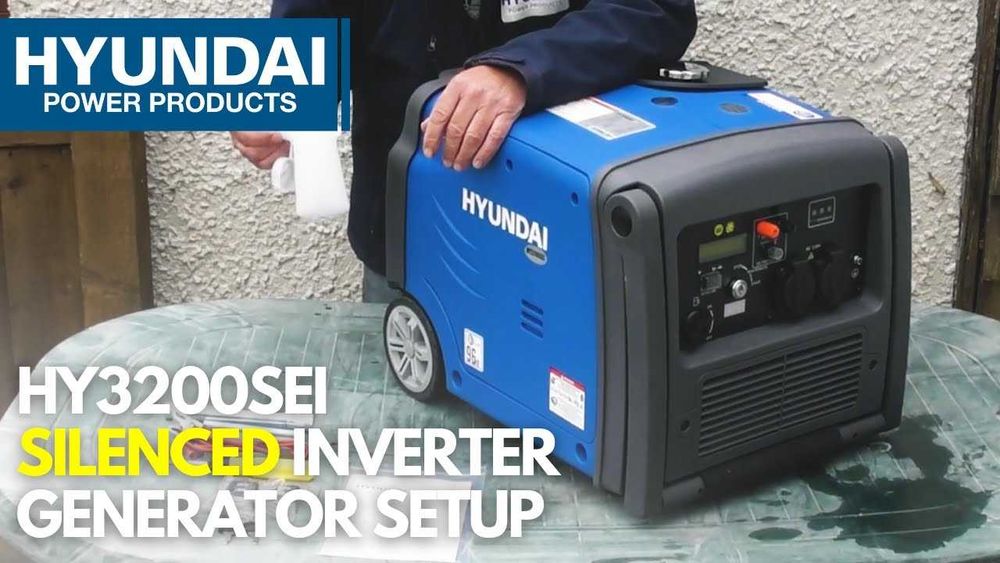 Agregat Prądotwórczy Hyundai 3200W Generator Falownikowy HY3200SEi D