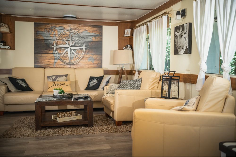 Domek widok na jezioro , Warmia i Mazury prywatny pomost rower wodny