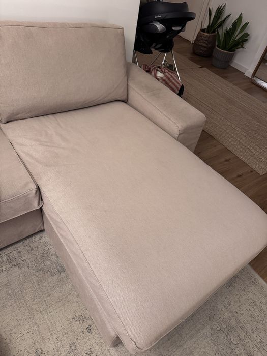 Chaise Long LIVIK IKEA + Capa Tallmyra bege