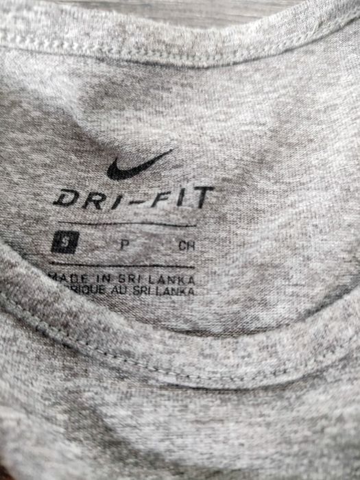 Nike t-shirt sportowy szary S damski - just do it.