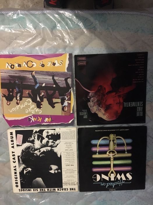 Discos de vinil raros.