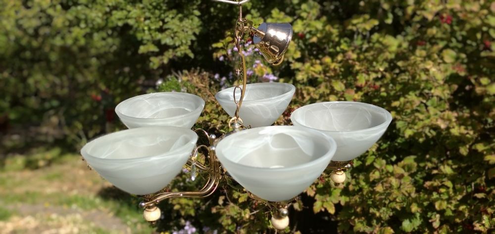 Люстра потолочная на 5 плафонов