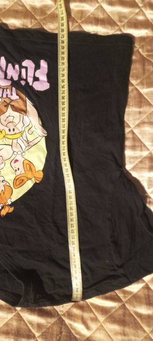 Czarny t-shirt od piżamy