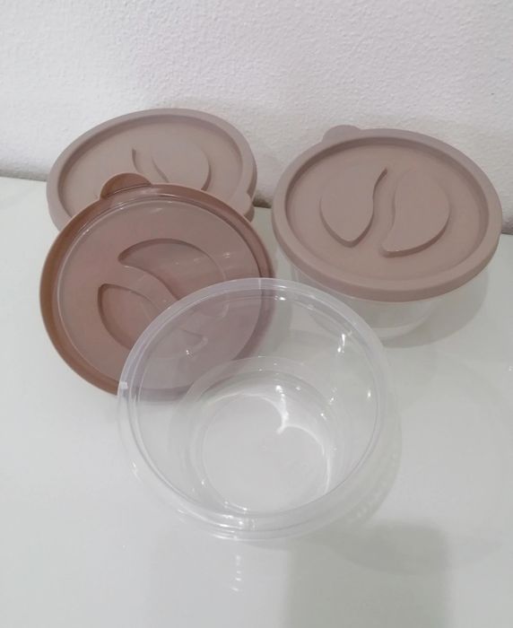 Tupperware conjunto 3 unidades