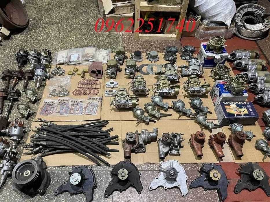 Карбюратори, помпи, стартера Уаз, Зіл 130, Газ 53, Газ 66, Газ 3307