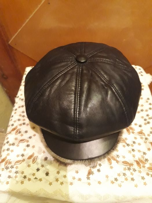 Кепка Кожаная Женская р.54см