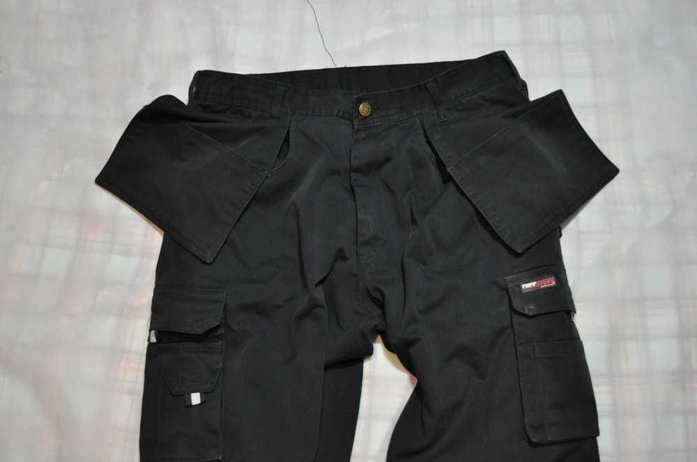 TUFFSTUFF 92cm 36/28 męskie spodnie bojówki mocne kieszenie i4z TOCSAM
