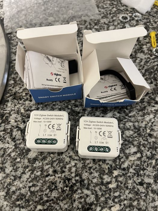 Módulos Zigbee sem neutro