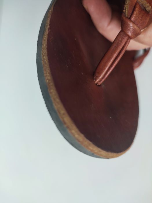 Klapki skóra naturalna r 39