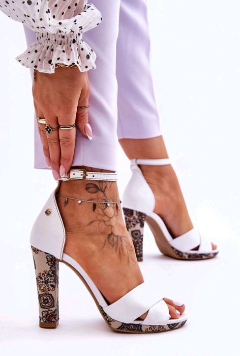 Skórzane sandałki Maciejka