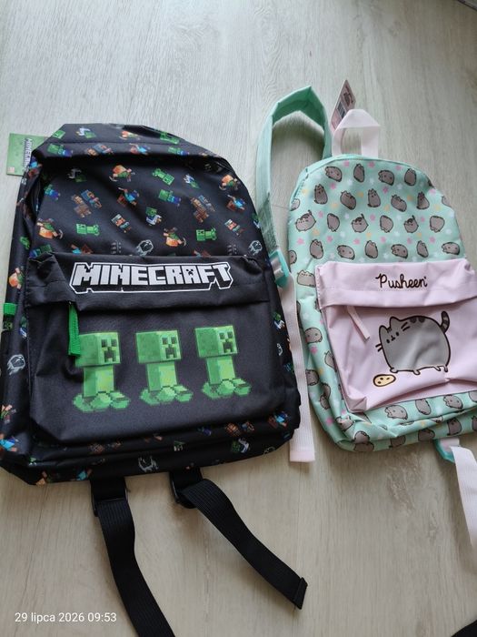 Plecak Minecraft mini plecak Pusheen mini nowy