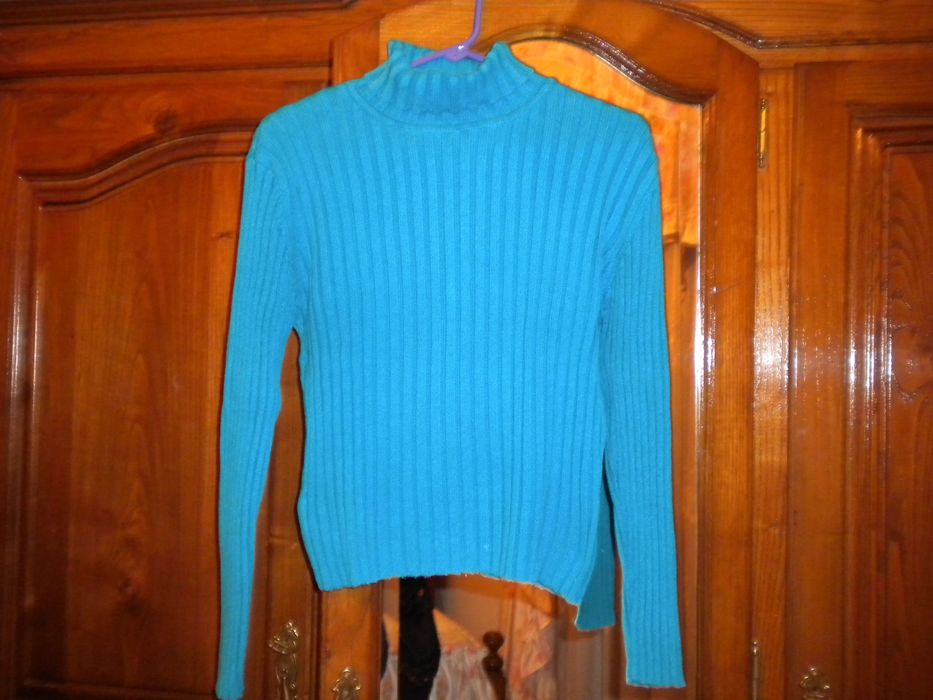 Camisola Azul Mango M - Super Preço