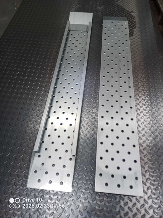 Trapy najazdy ocynkowane na quada motocykla