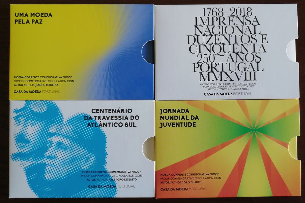 Moedas 2 Euros Proof e Carteiras Bnc França