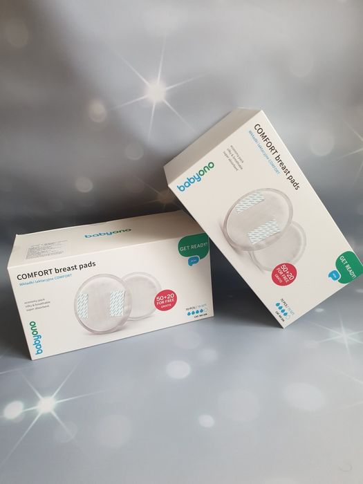 Одноразові лактаційні вкладиші для бюстгальтера BABYONO COMFORT 70 ШТ