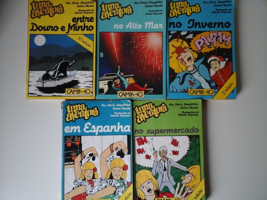 Coleção quase COMPLETA Uma Aventura - LIVROS Vendidos em Separado