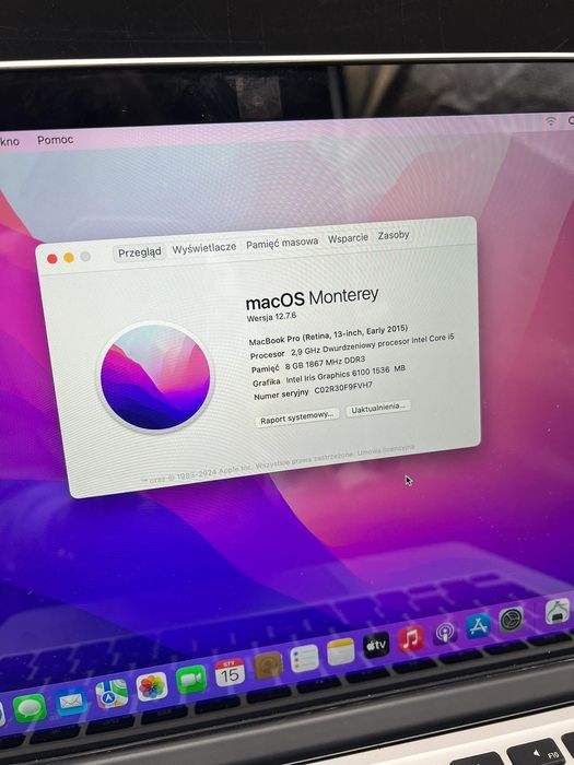 MacBook Pro 13 A1502 early 2015 13