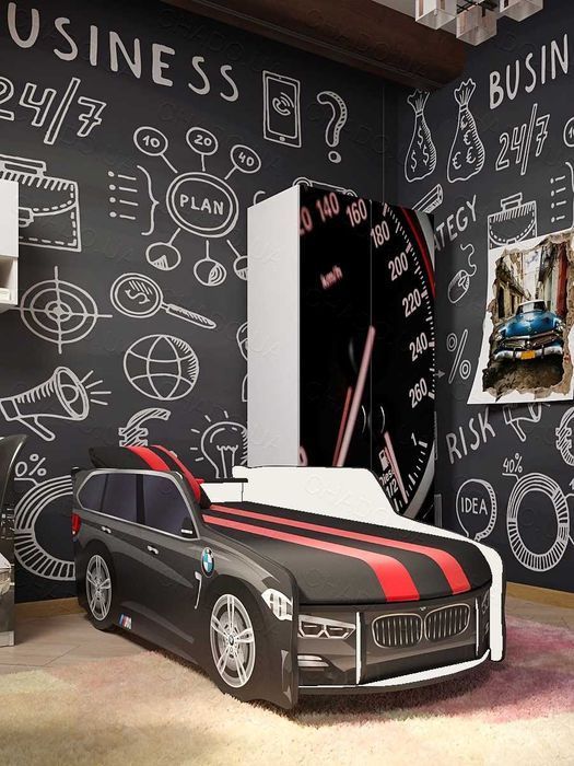 Ліжко машина, дитяче ліжко, кровать машина, ліжечко дитяче