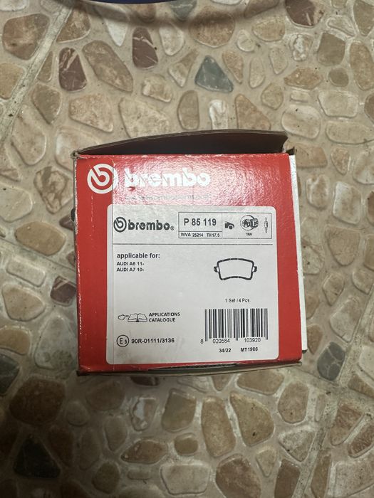 Pastilhas traseira Audi A6 A7