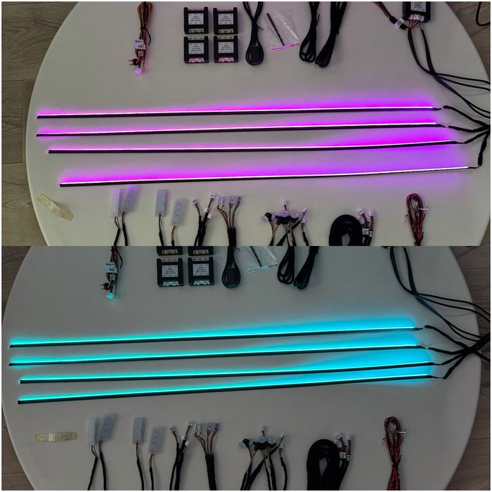 Контурна підсвітка салону авто 18в1 Premium якості. RGB Ambient