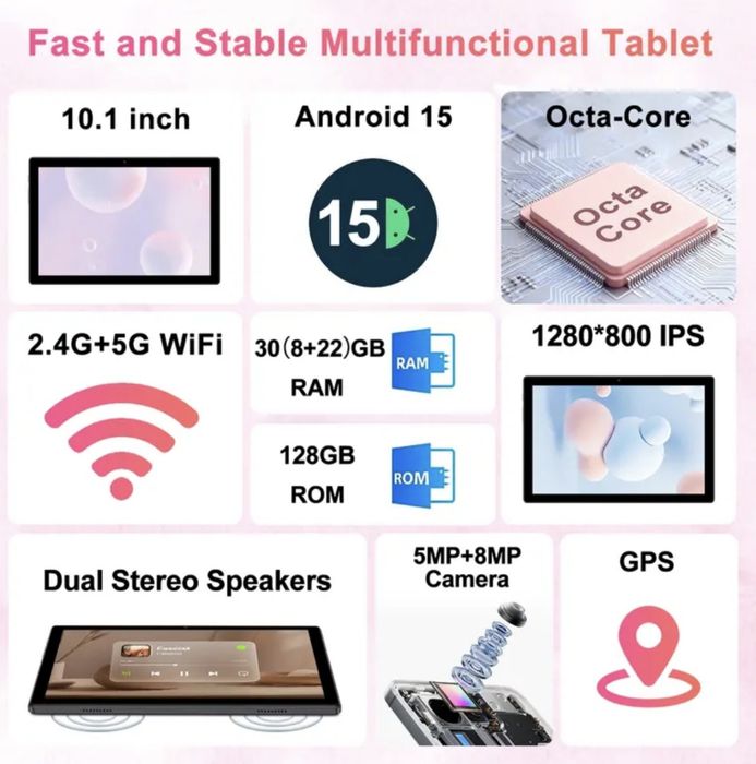 Tablet 10 cali. 30/120GB