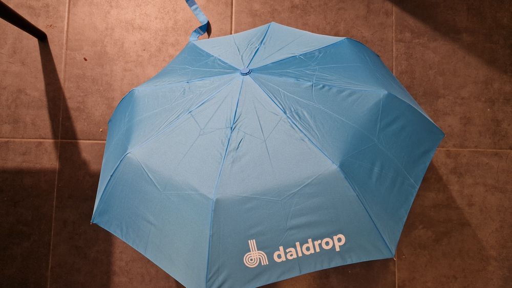 2 szt parasol błękitny z logo nowe