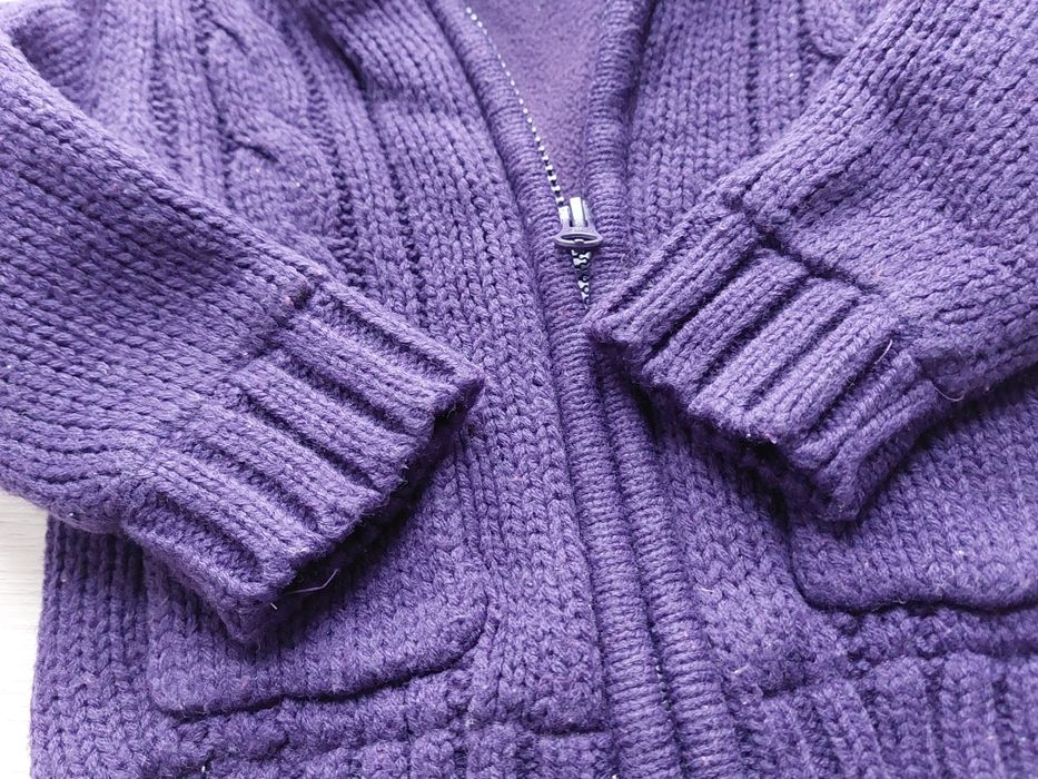 Bluza rozpinana ciepła zima 68 lidl sweter