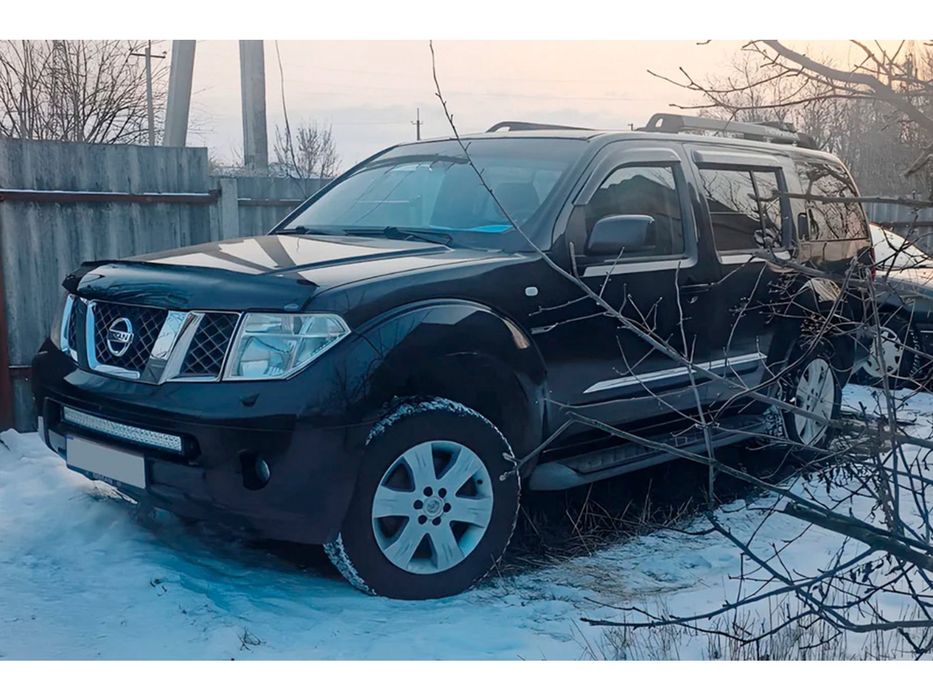 Ветровики для Nissan Pathfinder R51 2005-2014 гг. Поликарбонат (4 шт)
