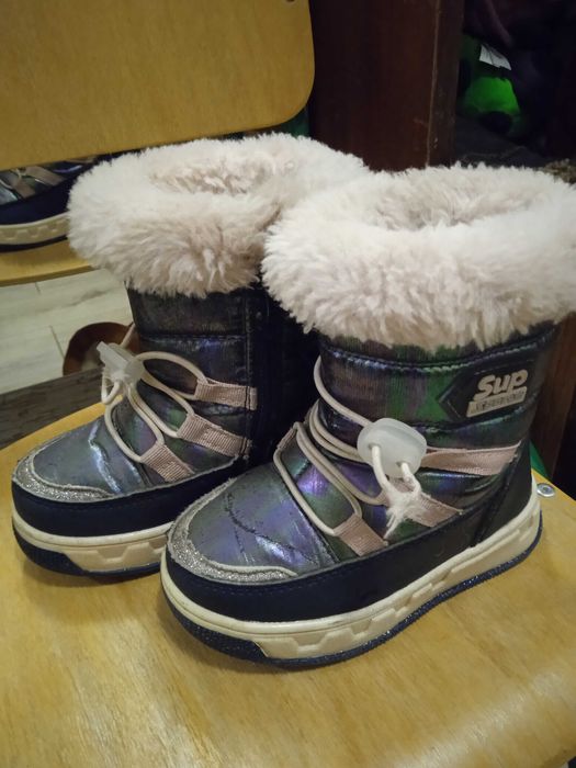 Зимові супер теплі сапожки 23р.